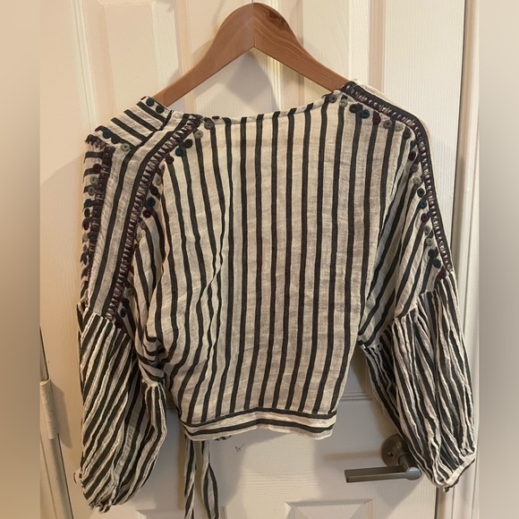 Free People wrap crop top. - Picture 3 of 3